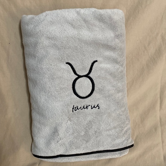 Zodiac Other - Taurus ♉️ Zodiac towel-Light gray